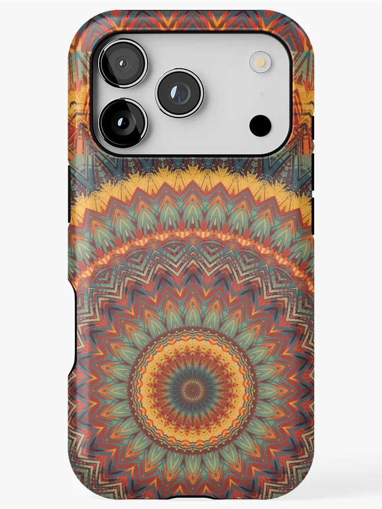 Thumbnail 1 of 4, iPhone Case, Mandala 050 designed and sold by Mandala Of Life.