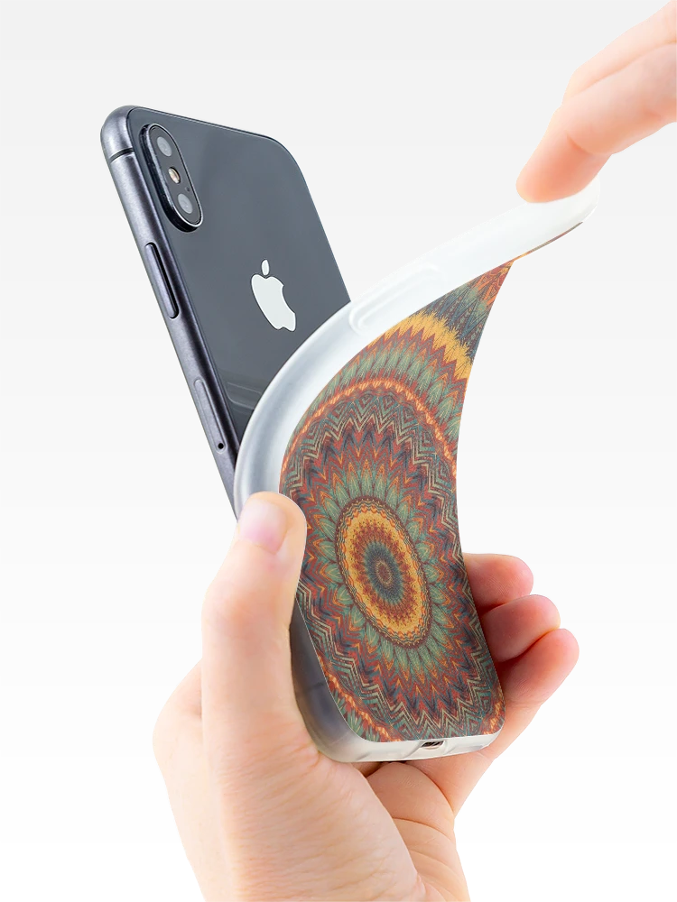 Thumbnail 4 of 5, iPhone Case, Mandala 050 designed and sold by Mandala Of Life.