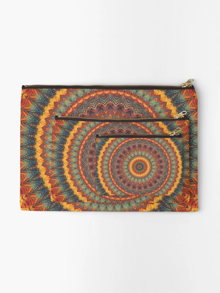 Thumbnail 2 of 4, Zipper Pouch, Mandala 050 designed and sold by Mandala Of Life.