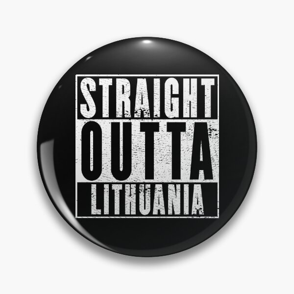Item preview, Straight Outta Lithuania designed and sold by RandomStuffShop.