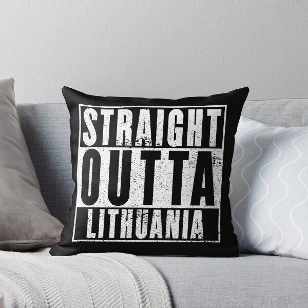 Item preview, Straight Outta Lithuania designed and sold by RandomStuffShop.