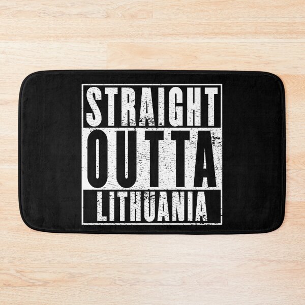 Item preview, Straight Outta Lithuania designed and sold by RandomStuffShop.