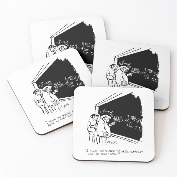 Item preview, Miracle Sidney Harris Cartoon designed and sold by Stencilize.