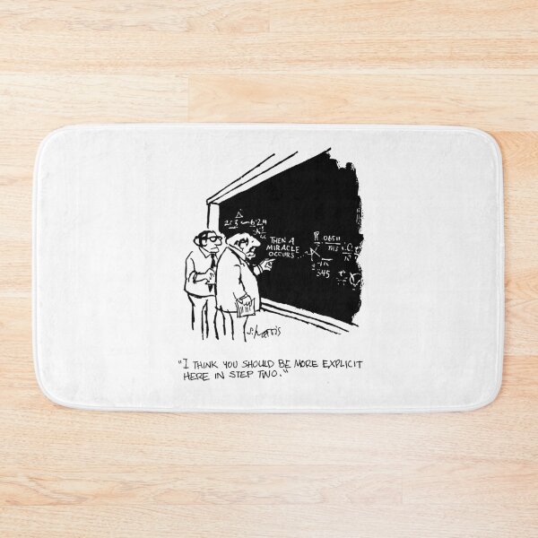 Item preview, Miracle Sidney Harris Cartoon designed and sold by Stencilize.