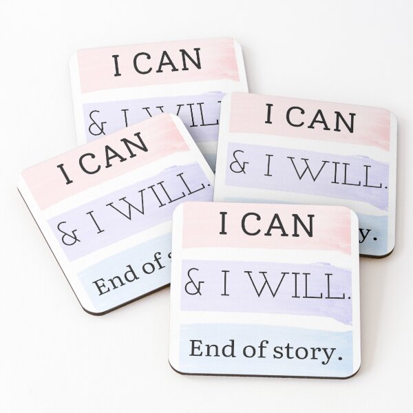 Item preview, I can and I will. End of story. designed and sold by FightingforHOPE.