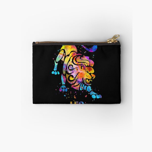 Aperçu de l'œuvre  La collection Zodiac - Embrassez l'individualité, les différences et laissez votre drapeau Leo voler! Esthétique d'aquarelle fraîche sur un fond noir audacieux - démarquez-vous vraiment! créée et vendue par BOLDconcepts.
