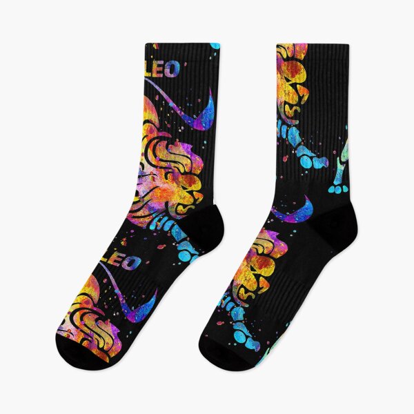 Item preview,  The Zodiac Collection- Embracing Individuality, differences and letting your Leo flag fly! Cool Watercolor Aesthetic against a bold black background- really stand out!  designed and sold by BOLDconcepts.