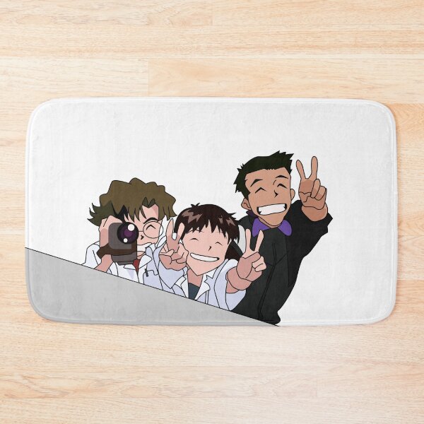 Item preview, Shinji with Kensuke and Toji Evangelion designed and sold by Migi-Desu.