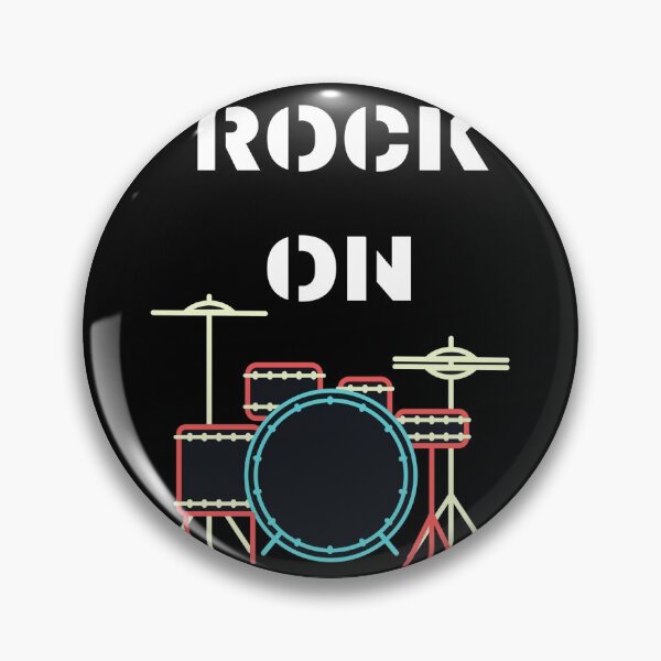 Item preview, Rock Drum Set Pop Art Design designed and sold by ArtfullyKind.