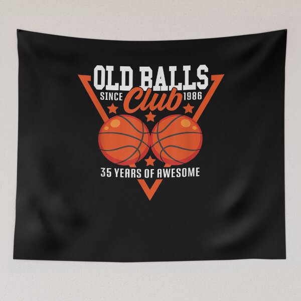 Item preview, Funny I 35th Birthday I Basketball I Old Balls Club I Hobby  designed and sold by melisenda.