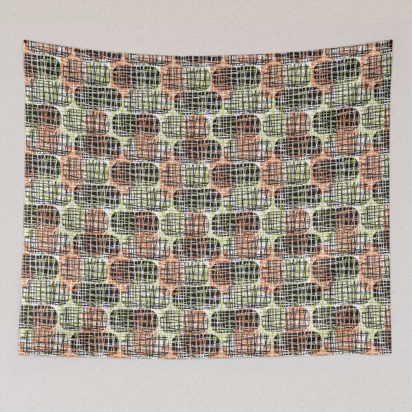 Item preview, 1950s Vibe Retro Abstract Weave Texture designed and sold by beateallerton.