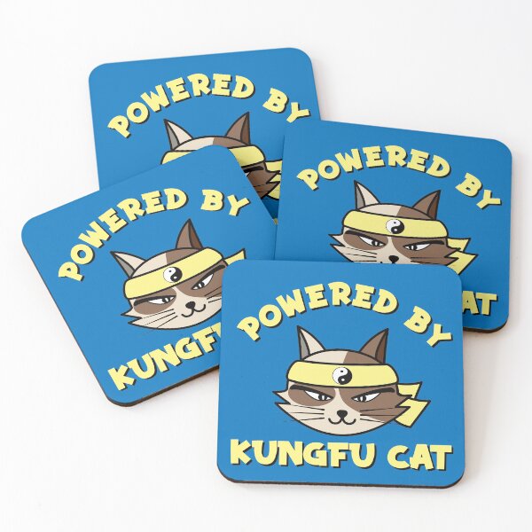Item preview, Powered By Kungfu Cat Design  designed and sold by NightGleam.
