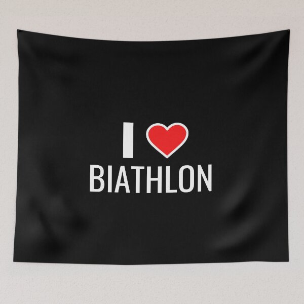 Item preview, I Love Biathlon designed and sold by HobbyRoost.