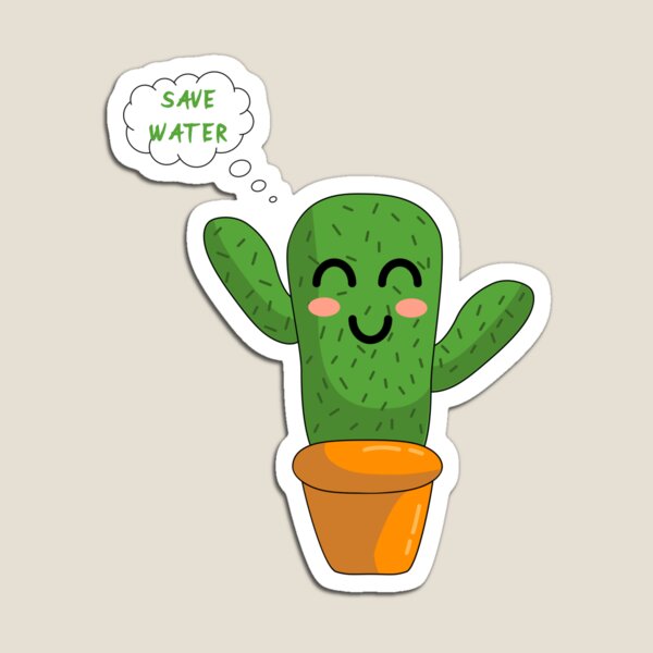 Item preview, save water cactus  designed and sold by PabloBasma.