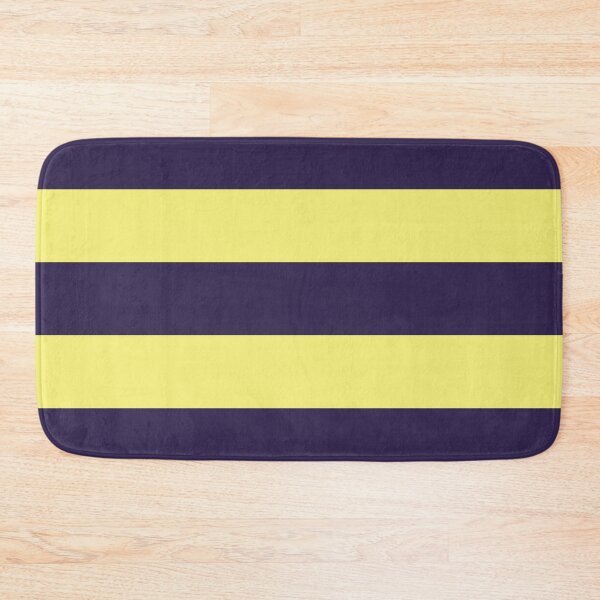 Item preview, Large NAVY BLUE and YELLOW Horizontal STRIPES designed and sold by RachelMacht.