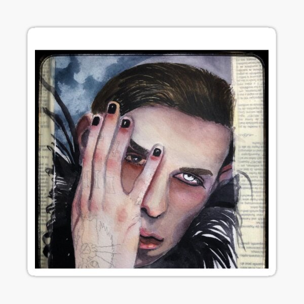 Achille Lauro fanart Sticker