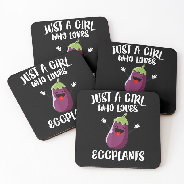 Item preview, Just A Girl Who Loves Eggplants Vegetable  designed and sold by melisenda.