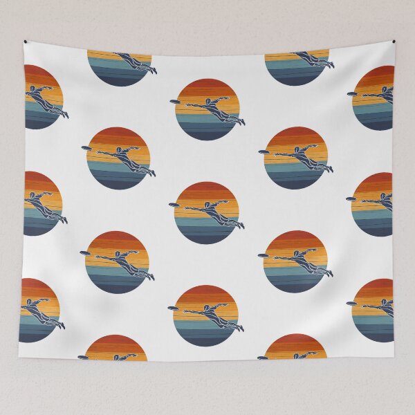 Item preview, Retro Frisbee for the Ultimate Frisbee Player  designed and sold by yassine imqilqane.