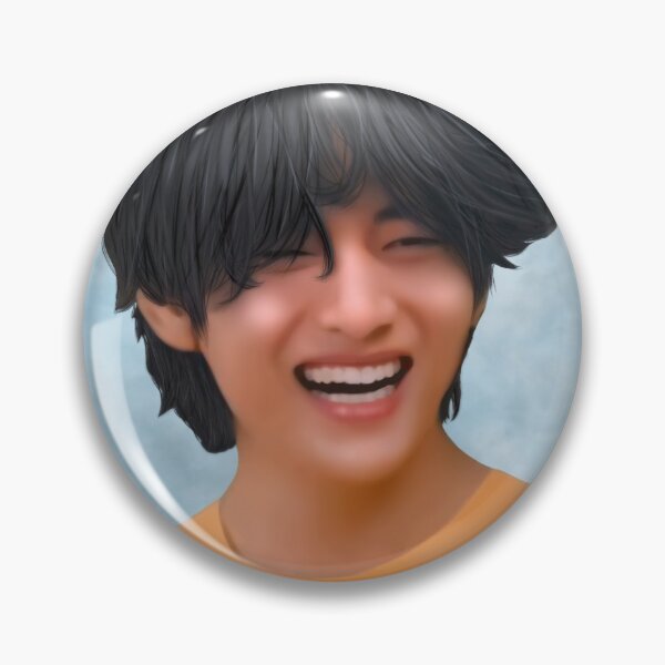 Item preview, Taehyung V Smiling Portrait Fanart designed and sold by Drakon.