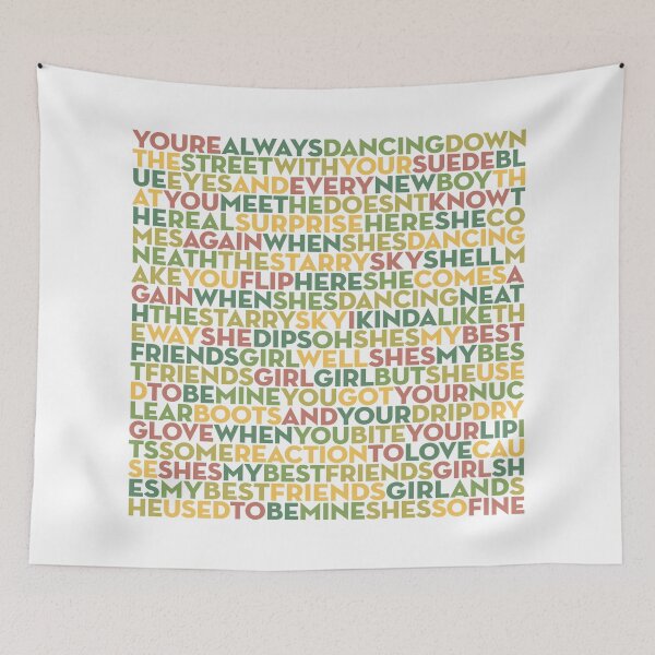 Item preview, My Best Friend's Girl - The Cars (lyrics) v.3 designed and sold by x1brett.