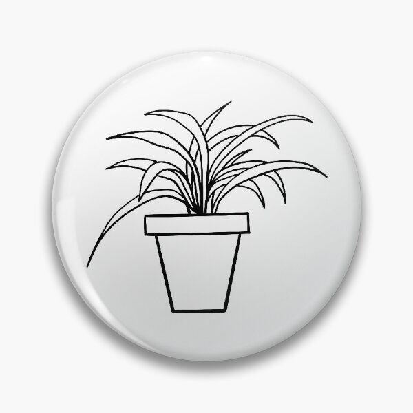 Item preview, Dracaena Warneckii House Plant - Black and White Line Art designed and sold by DesignLabMedia.