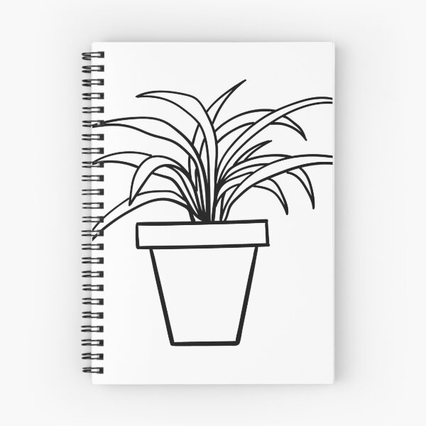 Item preview, Dracaena Warneckii House Plant - Black and White Line Art designed and sold by DesignLabMedia.