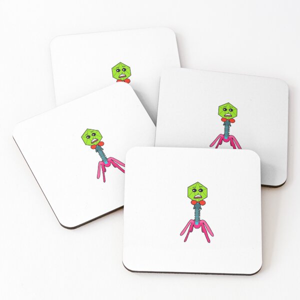 Item preview, Bacteriophage designed and sold by The Curious Med Student.