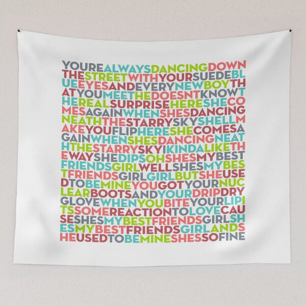 Item preview, My Best Friend's Girl - The Cars (lyrics) v.4 designed and sold by x1brett.