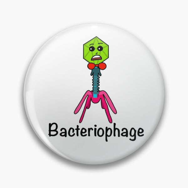 Item preview, Bacteriophage designed and sold by The Curious Med Student.