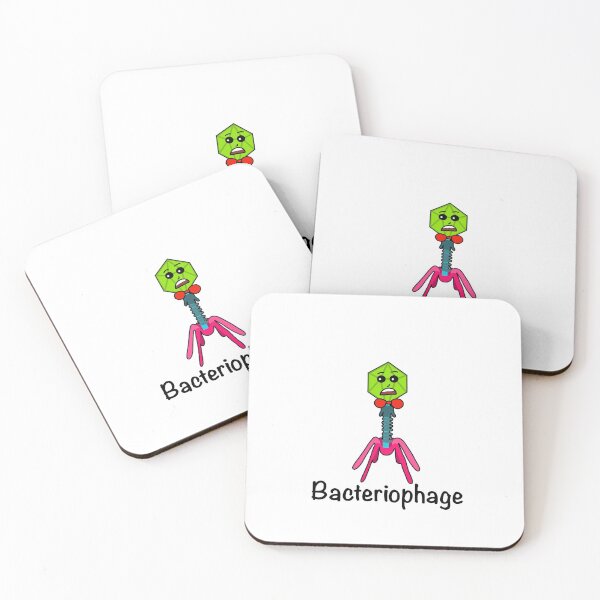 Item preview, Bacteriophage designed and sold by The Curious Med Student.