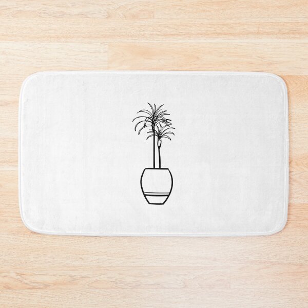 Item preview, Dracaena House Plant - Black and White Line Art designed and sold by DesignLabMedia.