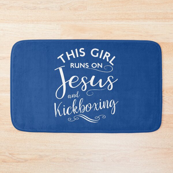 Item preview, This Girl Runs On Jesus designed and sold by Stencilize.