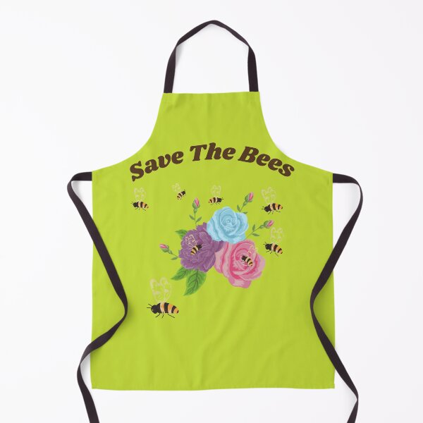Item preview, Save The Bees - Several Bees Buzzing Around Beautiful Pink, Purple,and Blue Roses designed and sold by ForcedFusion.