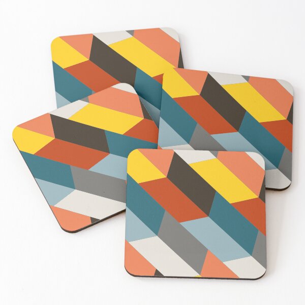 Item preview, Steve Zissou small diagonals - Wes Anderson Palette Patterns designed and sold by Groenendijk.