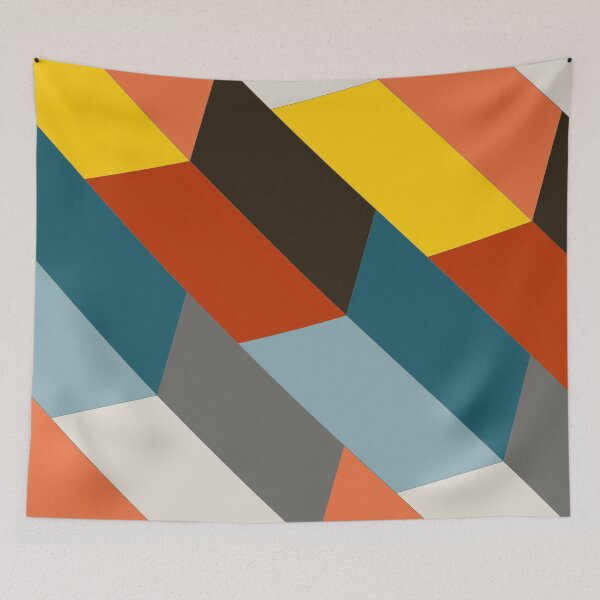 Item preview, Steve Zissou small diagonals - Wes Anderson Palette Patterns designed and sold by Groenendijk.