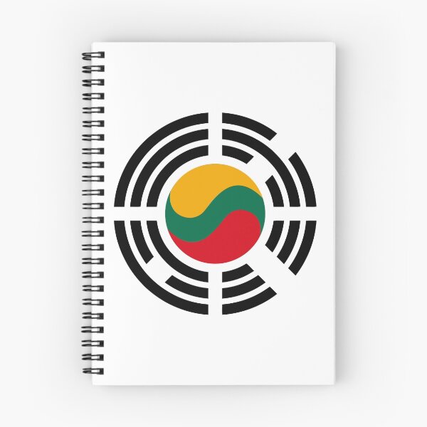 Item preview, Korean Lithuanian Multinational Patriot Flag Series designed and sold by Carbon-Fibre Media.