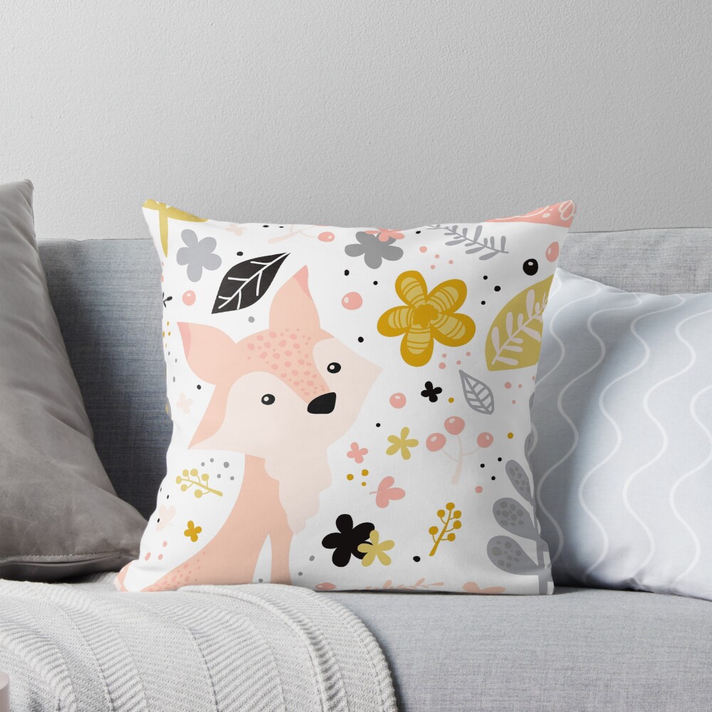 Item preview, Throw Pillow designed and sold by Banner-Ink.