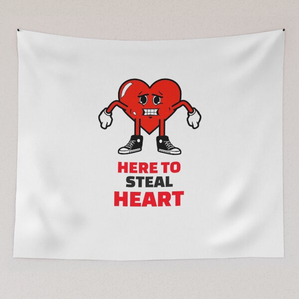 Item preview, Here To Steal Hearts designed and sold by 30-Merch.