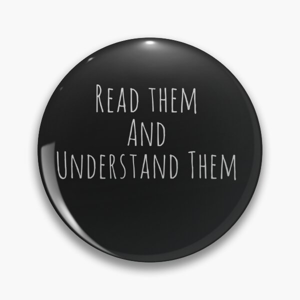 Item preview, Read Them And Understand Them designed and sold by rpgtrendz.