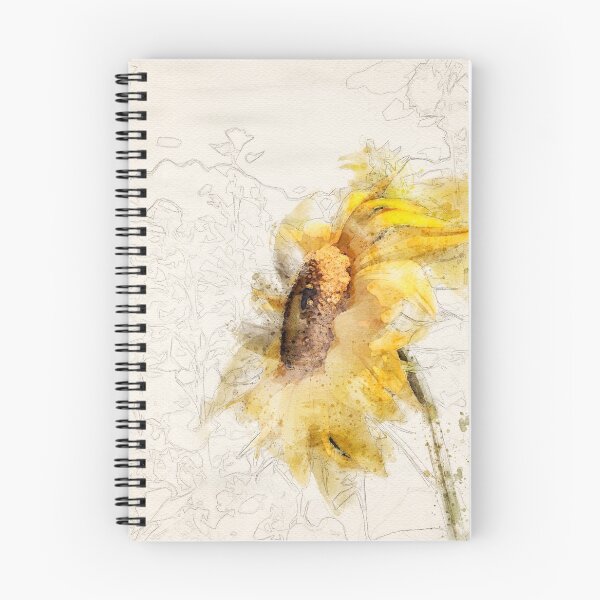 Item preview, Yellow Sunflower Watercolor Abstract designed and sold by Lena Cox Studio.