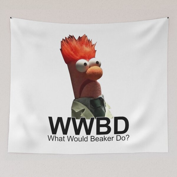 Item preview, What Would Beaker Do Beaker designed and sold by Stencilize.