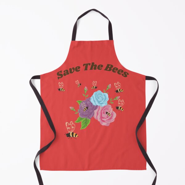 Item preview, Save The Bees - Several Bees Buzzing Around Beautiful Pink, Purple,and Blue Roses designed and sold by ForcedFusion.