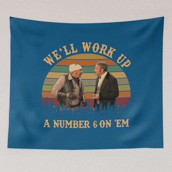 Item preview, Work Up A Number 6 On em Vintage designed and sold by Stencilize.