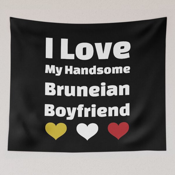 Item preview, I Love My Handsome Bruneian Boyfriend - Brunei Edition designed and sold by DiceNLDesigns.