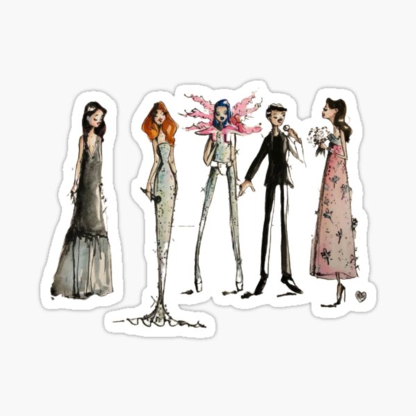 Achille Lauro GANG fanart Sticker