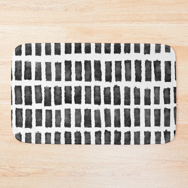 Item preview, Black and White Grid, Brush Strokes  designed and sold by OneThreeSix.