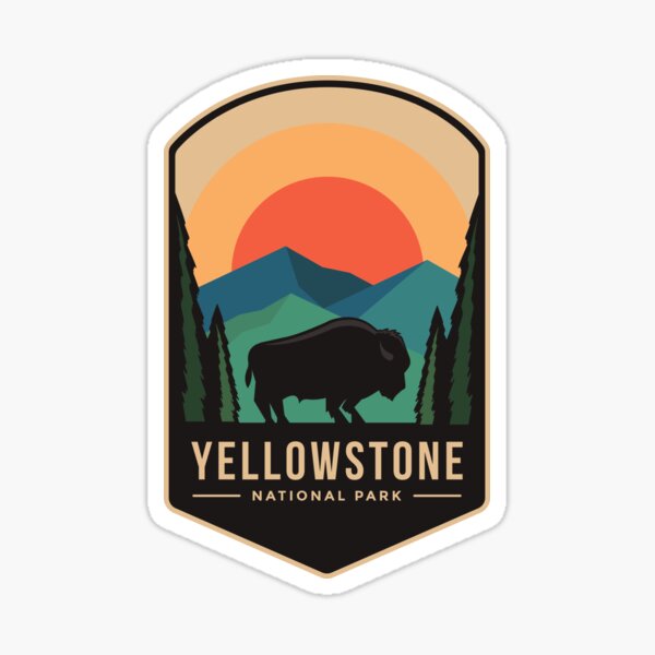 Item preview, Yellowstone National Park Vintage designed and sold by Aniket-Khurana.