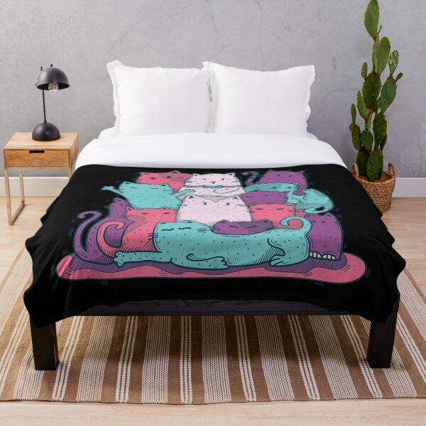 Item preview, Cat in doodle style color designed and sold by HouseOFCreate.