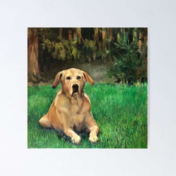 Aperçu de l'œuvre Yellow Lab créée et vendue par Monica Dix.
