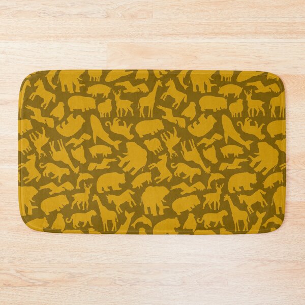 Item preview, Various animals pattern (beige, big version) designed and sold by Okashimai.
